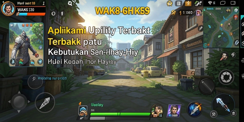 Tampilan utama WAK89 yang menampilkan fitur-fitur Utility.